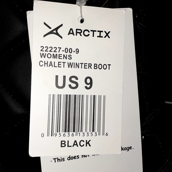 Arctix Women's Chalet Lace-Up Lined Tall Winter Boots Quilted Black Size 9 - Picture 15 of 16